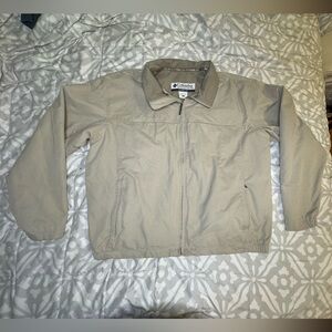 Men’s Columbia Beige Jacket - NWOT
